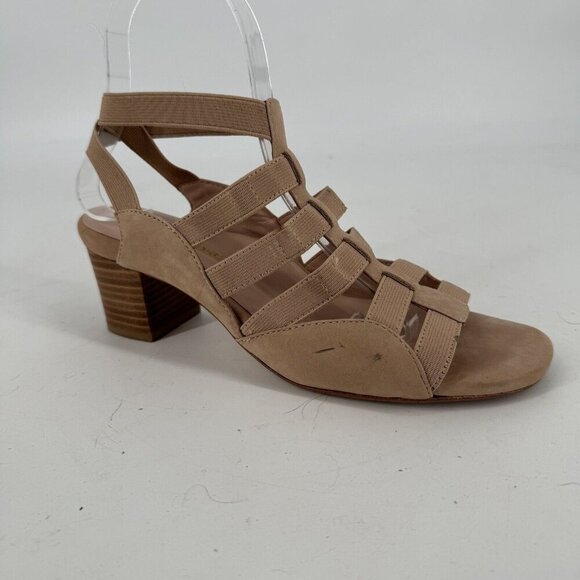 Taryn Rose Shoes - Taryn Rose Heels Women’s 7.5 tan leather strappy open toe sandals summer beach